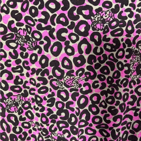 Lilly Pulitzer Sadie Leopard Cap Sleeve Dress Pink Brown Size Medium - Picture 7 of 10